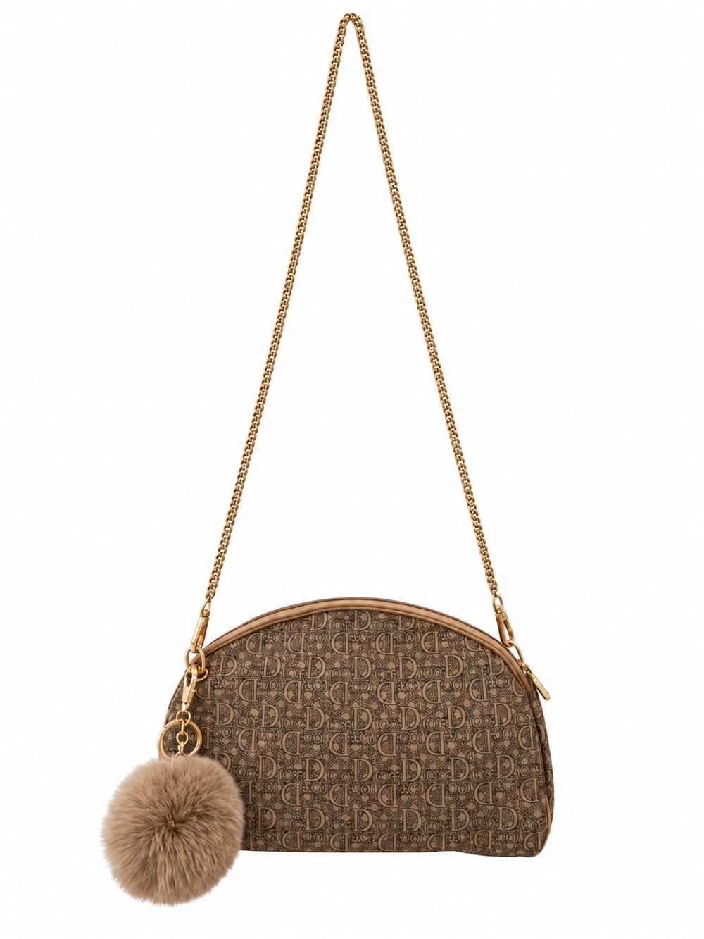 Vintage Christian Dior Beauty Monogram Crossbody Bag GWP Convertible Purse Y2K